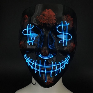 LED maske med blåt lys